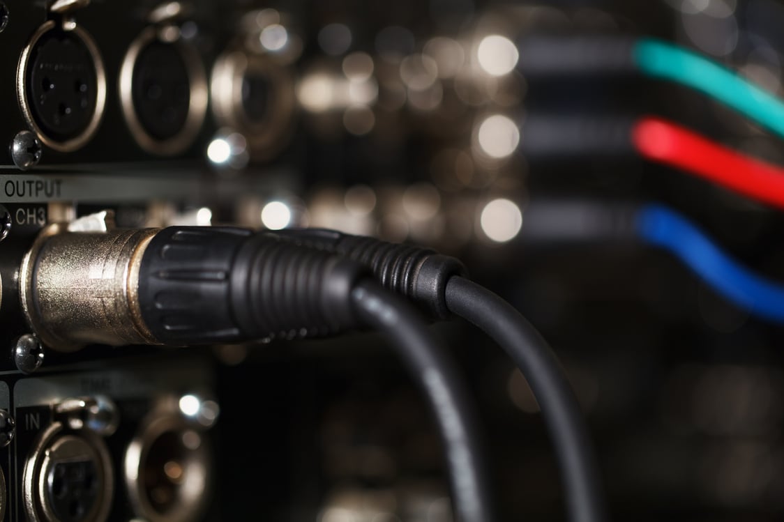 Audio XLR Cables in the Pro Recorder